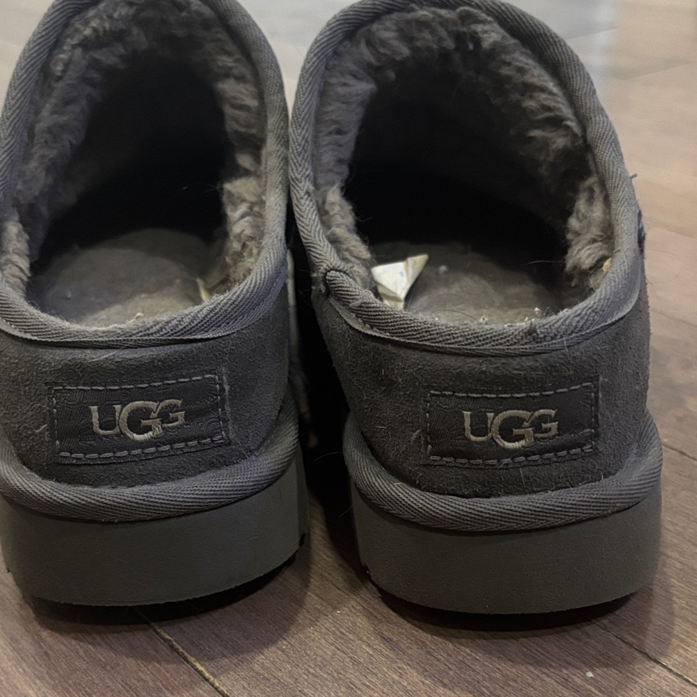 UGG Charcoal Suede Slip-Ons